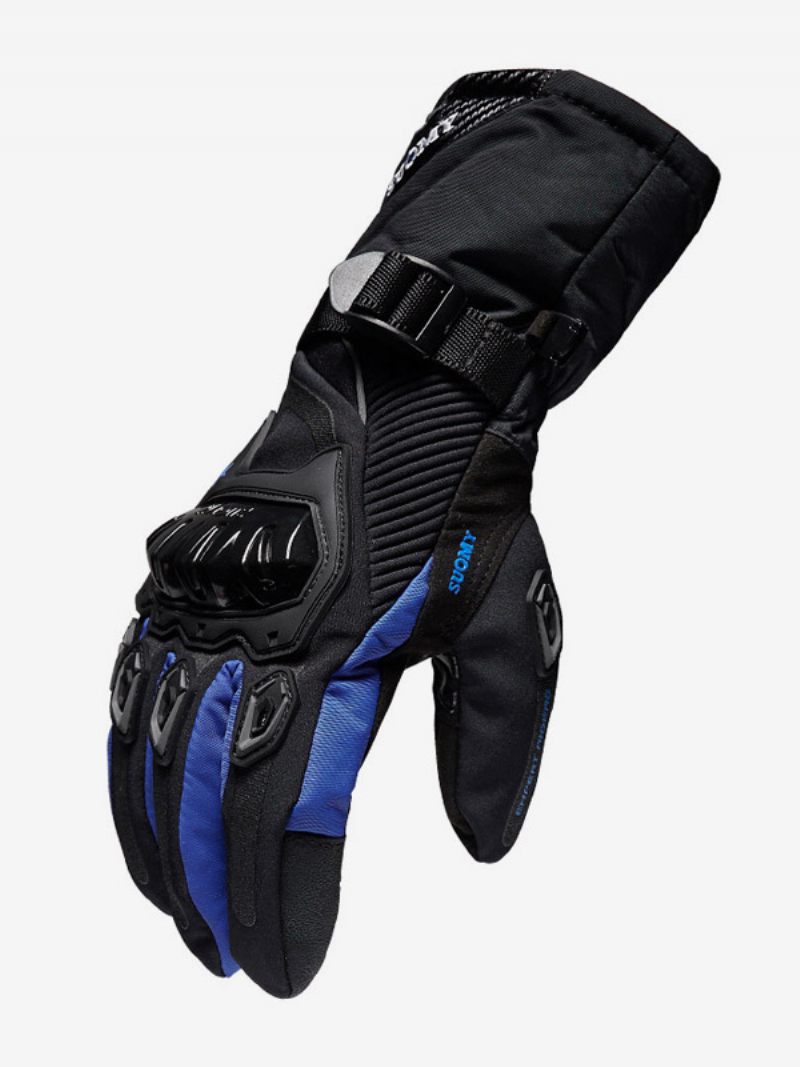 Gants Coton Et Polyester Mélangés Pour Hommes Course Vélo D'escalade Randonnée - Bleu