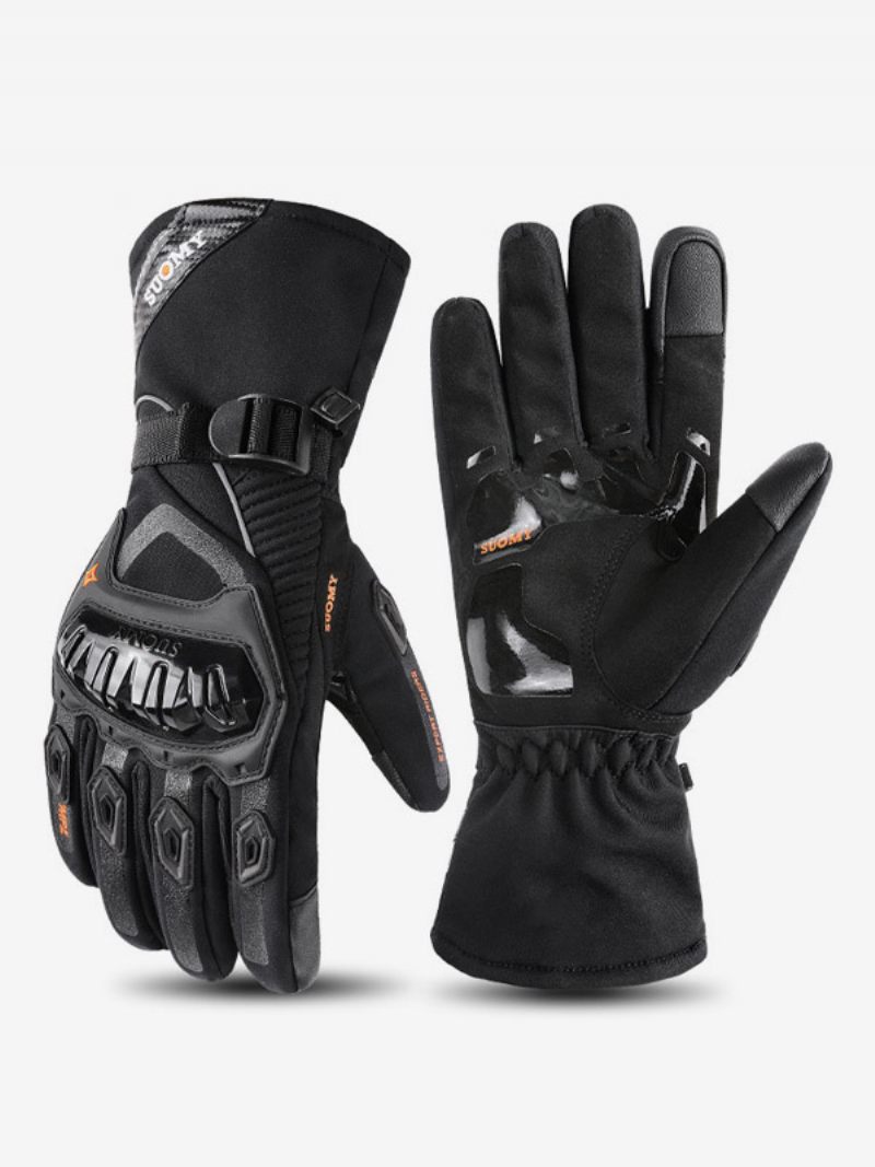 Gants Coton Et Polyester Mélangés Pour Hommes Course Vélo D'escalade Randonnée - Noir