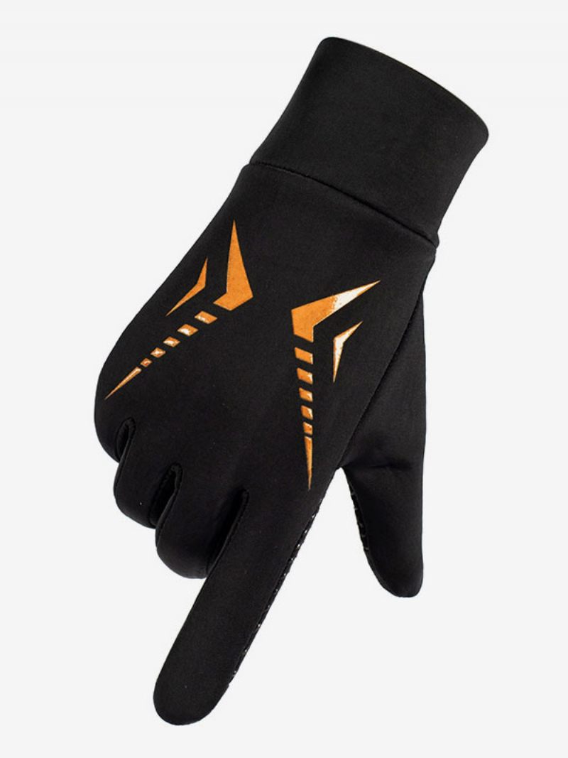 Gants Pour Hommes Athlétique Polyester - Orange