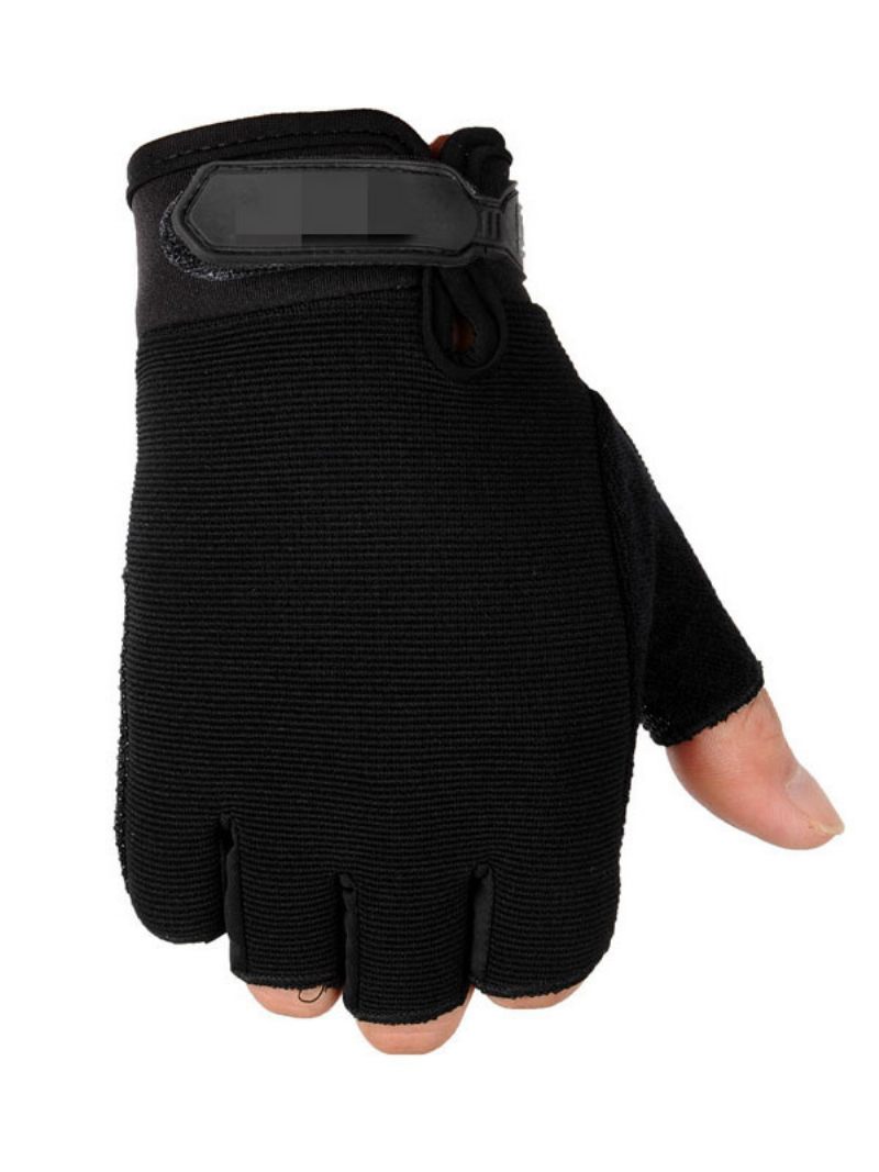 Gants Pour Hommes Camouflage Polyester Confortables - Noir