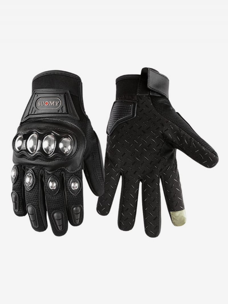 Gants Moto Acier Inoxydable Anti-chute Pour Course Vélo Escalade Randonnée Doigts Complets Femmes