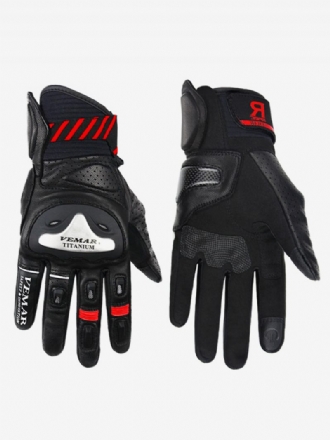 Gants Moto Cuir Véritable Pour Course Vélo Escalade Randonnée Anti-chute Et Coupe-vent Sur Route