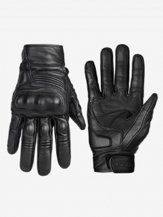 Gants Moto Cuir Véritable Pour Hommes Avec Écran Tactile Course Vélo Escalade Randonnée