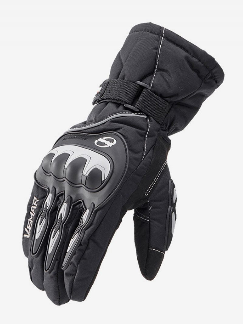 Gants Moto Imperméables D'hiver D'équitation À Écran Tactile Chauds Et Coupe-vent Pour Course Vélo Escalade Randonnée