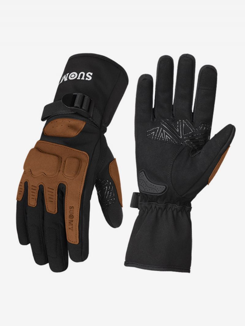 Gants Moto Respirants Cuir Véritable Anti-chute Pour Course Vélo Escalade Randonnée