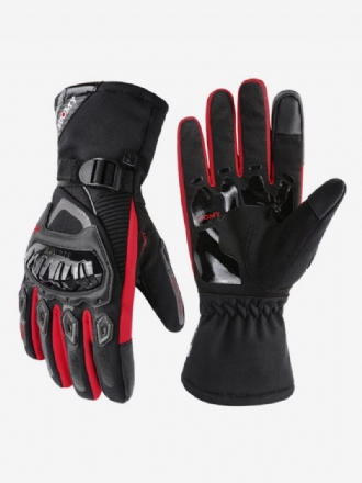 Gants Moto Vélo Escalade Randonnée Pour Hommes Chauds Imperméables Coupe-vent Écran Tactile