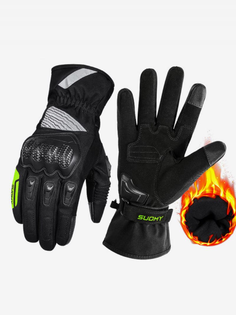 Gants Polyester Fibre Pour Hommes Aacing Vélo Escalade Randonnée - Vert