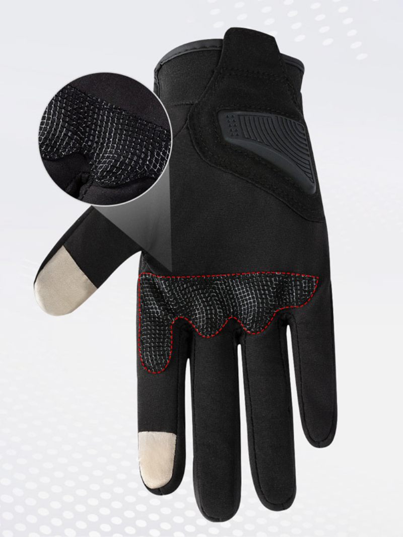 Gants Unisexes Pour Hommes Course Vélo Escalade Randonnée Accessoires - Noir