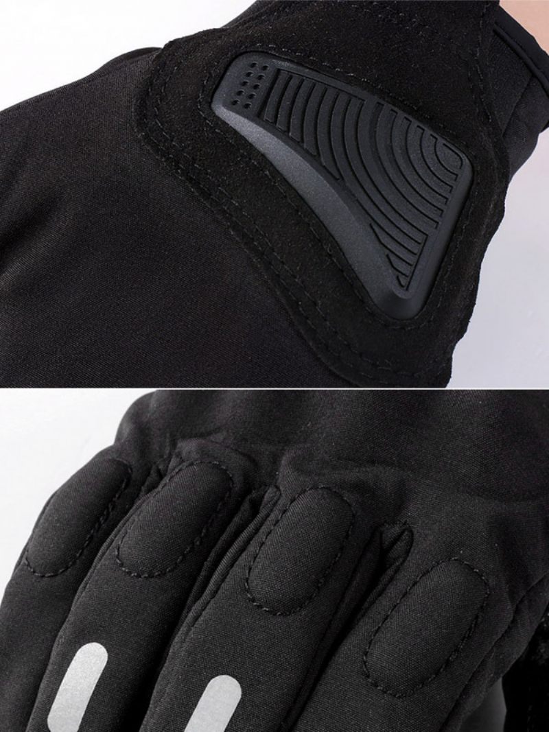 Gants Unisexes Pour Hommes Course Vélo Escalade Randonnée Accessoires - Noir