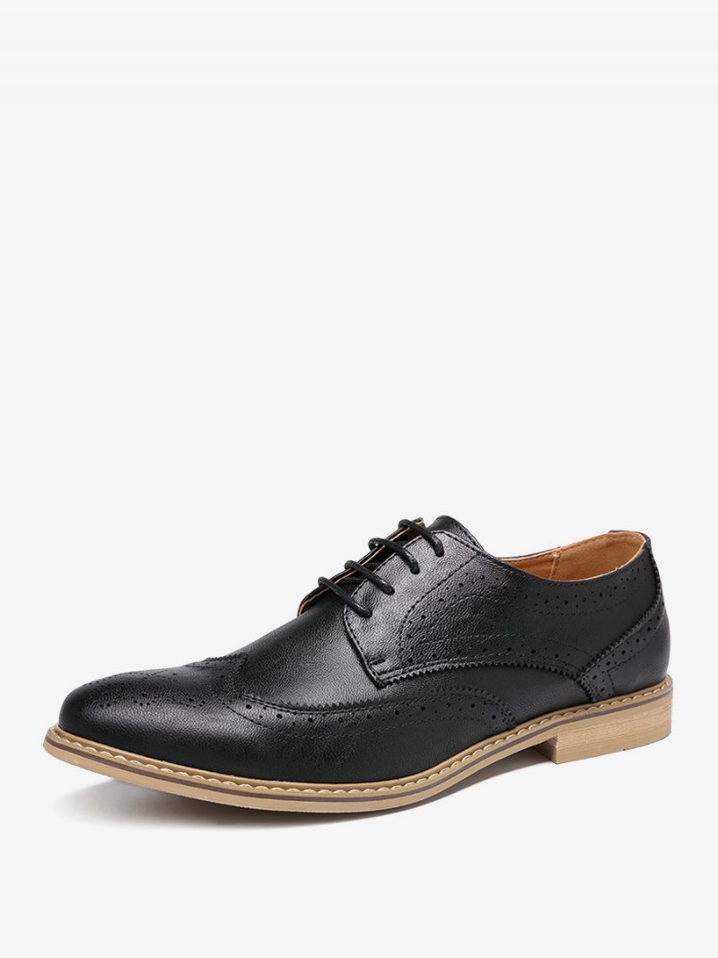 Mocassins Cuir Pu Pour Hommes - Noir