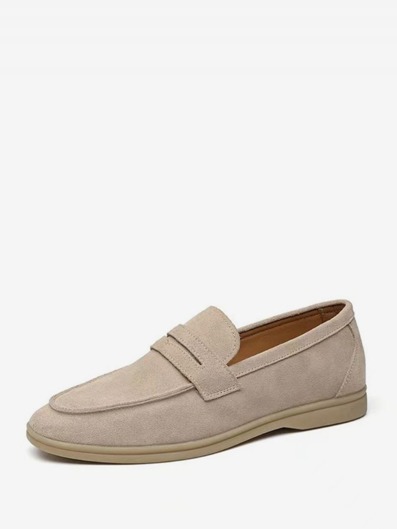 Mocassins À Enfiler Micro-suède Pour Hommes