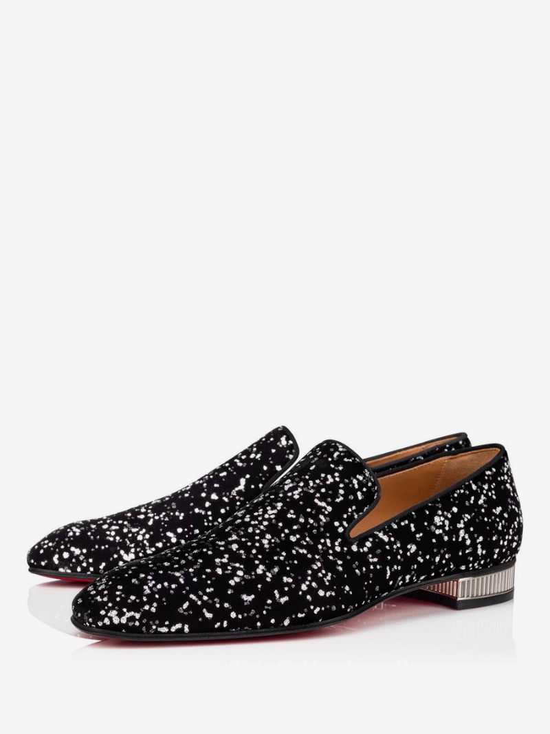 Mocassins Habillés Staryy Sky Pour Hommes Chaussures Mariage Noires