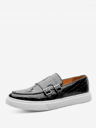 Mocassins Pour Hommes Avec Bracelet Cuir Pu