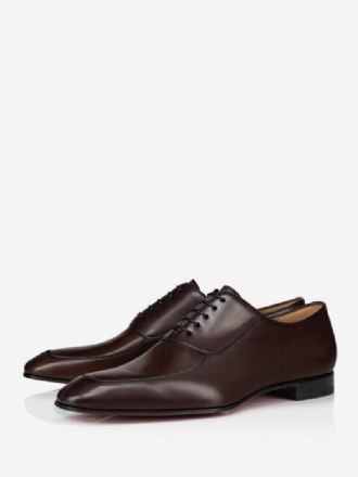 Mocassins Pour Hommes À Bout Rond Cuir Pu Oxford Chaussures Bal Mariage