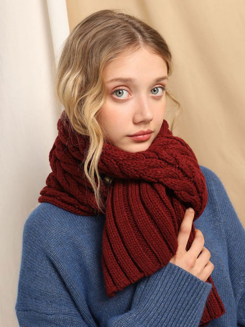 Écharpe Pour Femme Hiver Chaud Acc