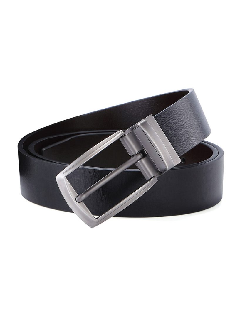 Ceinture Cuir Pour Hommes 130-3 - Noir