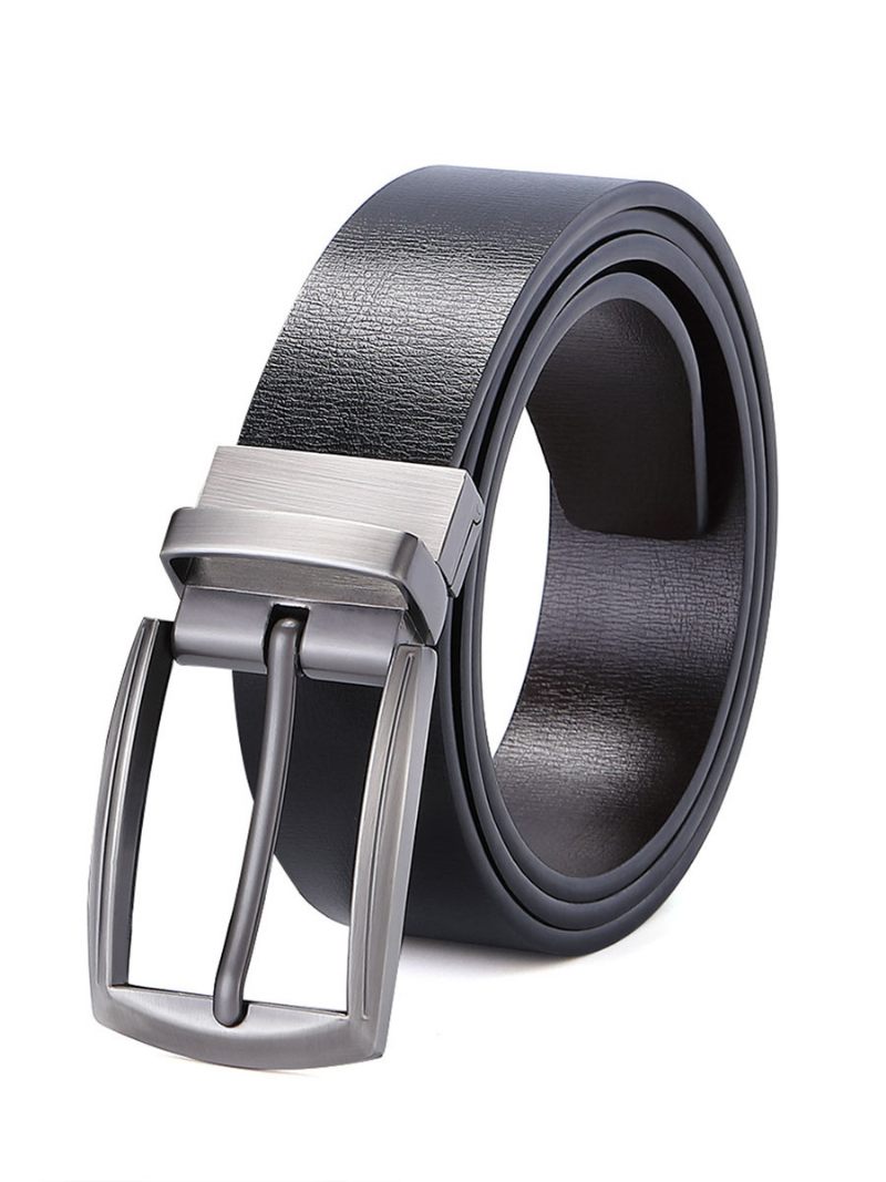 Ceinture Cuir Pour Hommes 130-3 - Noir