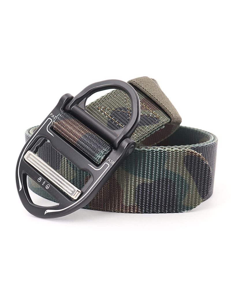 Ceinture Homme Camouflage Polyester Mode Vert Olive