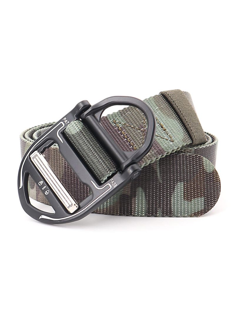 Ceinture Homme Camouflage Polyester Mode Vert Olive - Olive