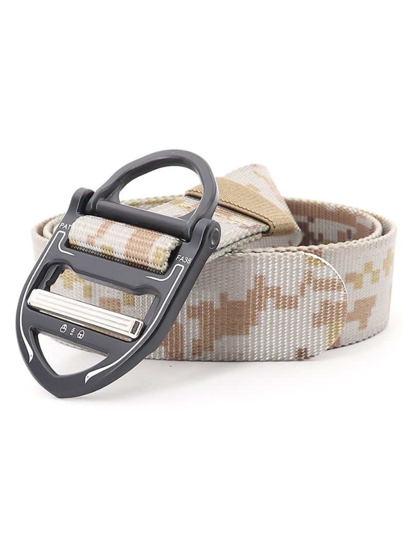 Ceinture Homme Camouflage Polyester Mode Vert Olive - Kaki