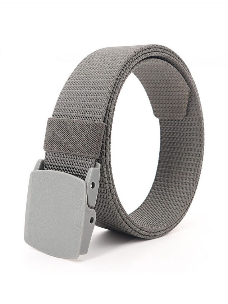 Ceinture Homme Chic Toile - Gris