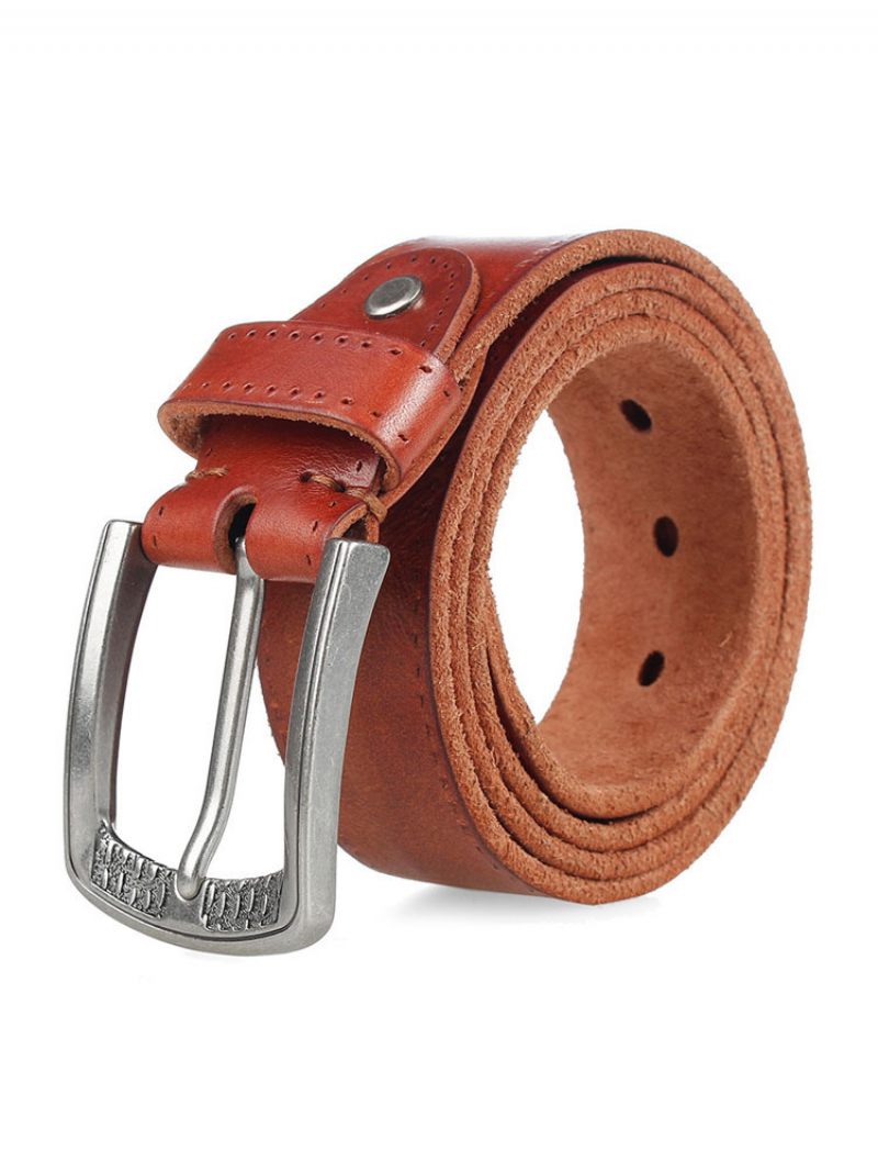 Ceinture Homme Cuir Mode Marron Clair