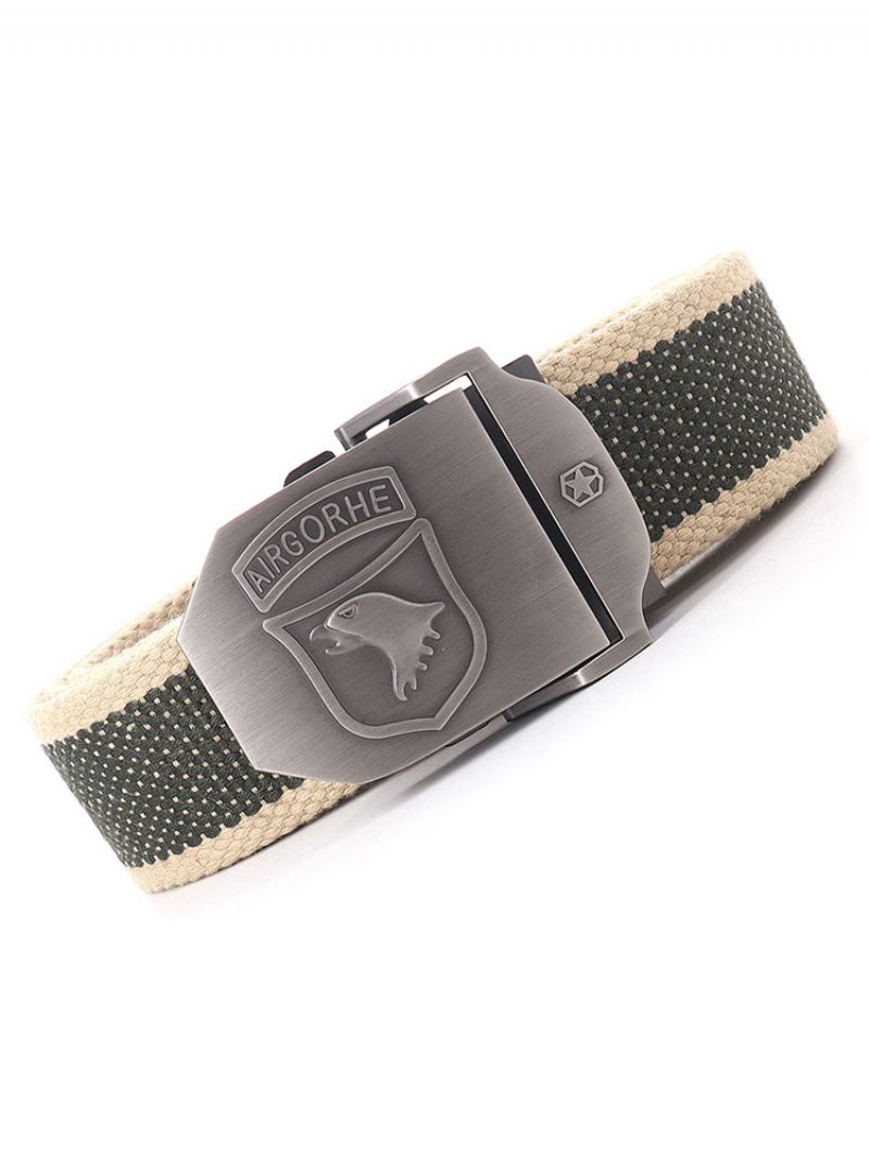 Ceinture Homme Imprimé Animal Polyester Chic Bleu Marine - Vert Chasseur