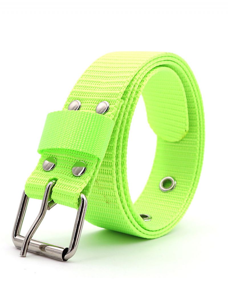 Ceinture Homme Nylon Chic Alliage Zinc Quotidien Casual Orange - Vert