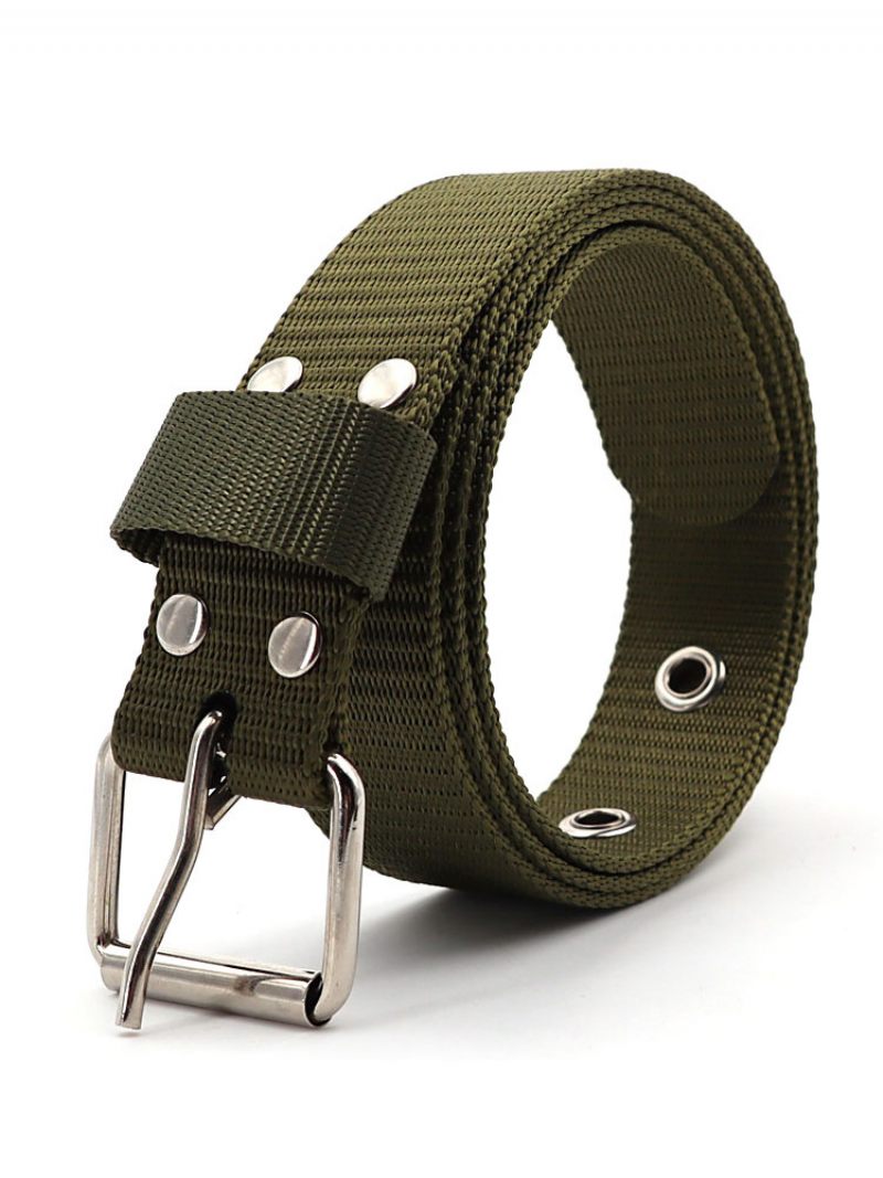 Ceinture Homme Nylon Chic Alliage Zinc Quotidien Casual Orange - Vert Chasseur