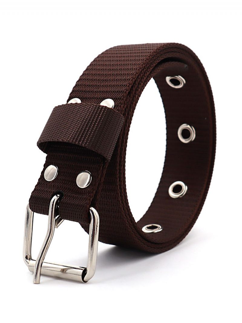 Ceinture Homme Nylon Chic Alliage Zinc Quotidien Casual Orange - Marron Café