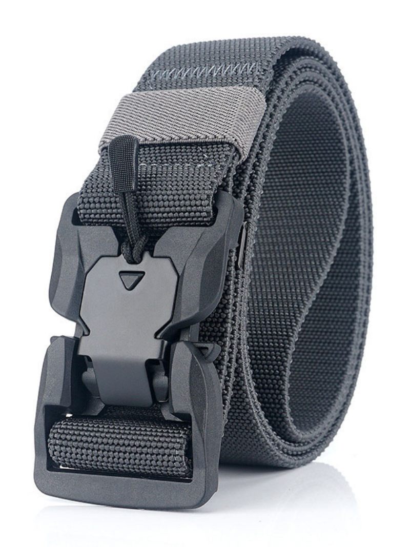 Ceinture Homme Nylon Chic Noire - Gris Foncé