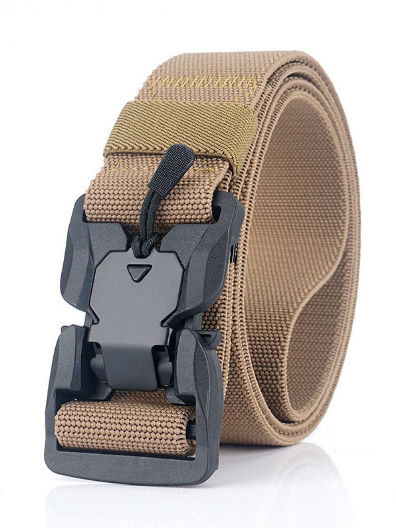 Ceinture Homme Nylon Chic Noire - Kaki