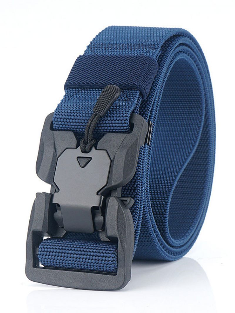 Ceinture Homme Nylon Chic Noire - Bleu