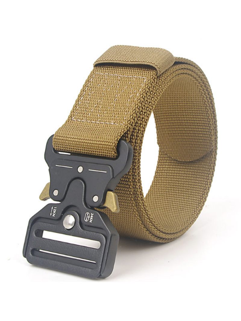 Ceinture Mode Pour Hommes Nylon - Kaki