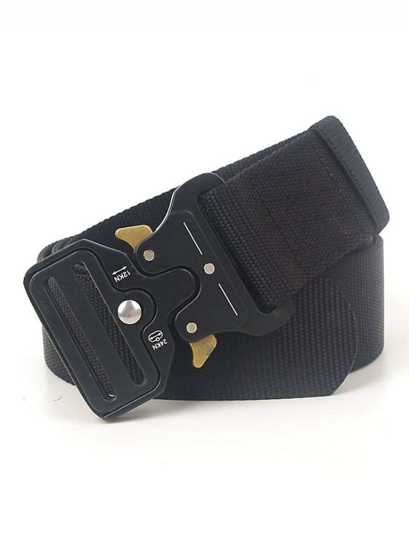 Ceinture Mode Pour Hommes Nylon - Noir