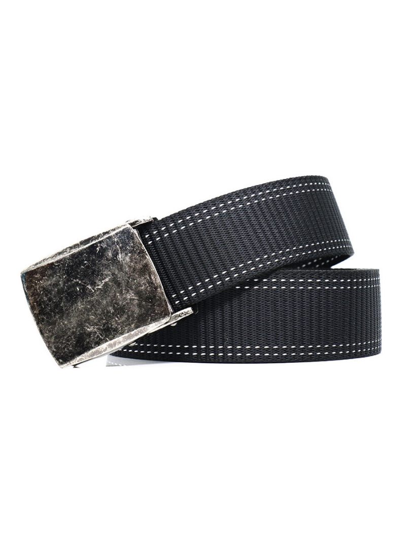 Ceinture Mode Pour Hommes Polyester - Noir