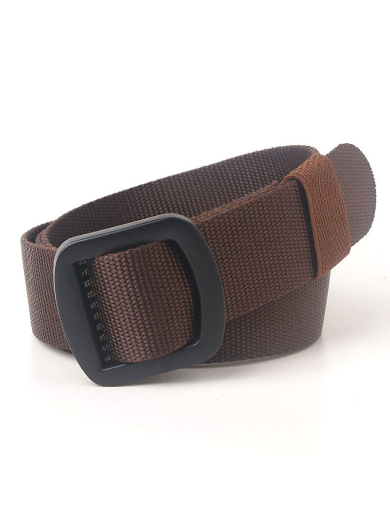 Ceinture Qualité Pour Hommes Polyester - Acajou