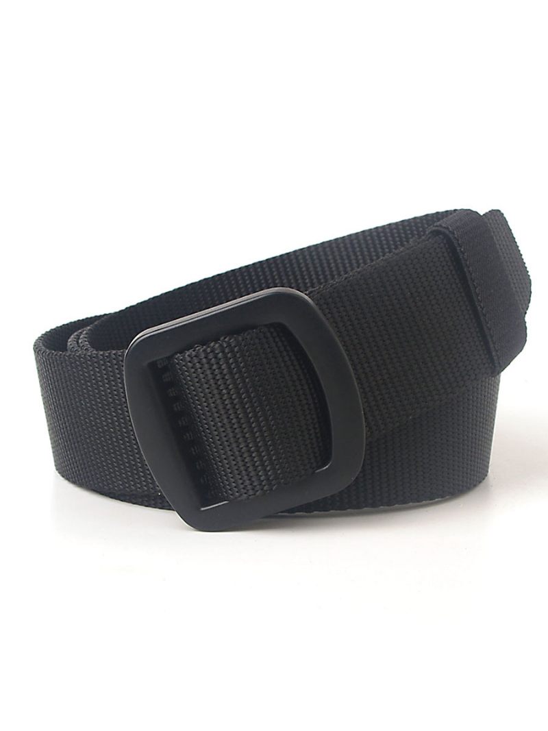 Ceinture Qualité Pour Hommes Polyester - Noir