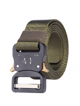 Ceinture Qualité Pour Hommes Verte Chasseur Polyester