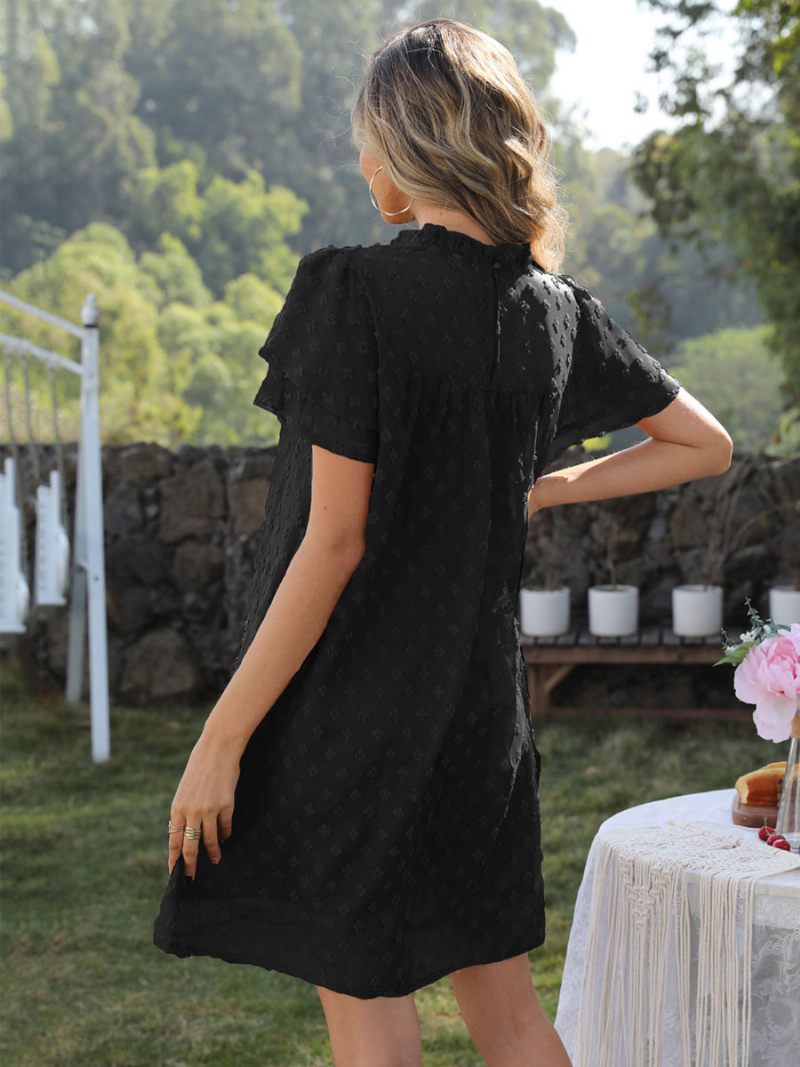 Robe D'été D'anniversaire Pour Femme Plage Marron Café - Noir