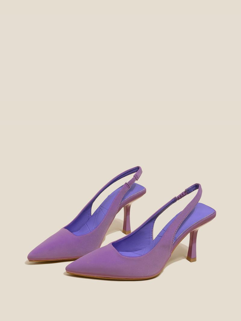 Femmes Talons Hauts Talon Aiguille Polyester Escarpins - Violet