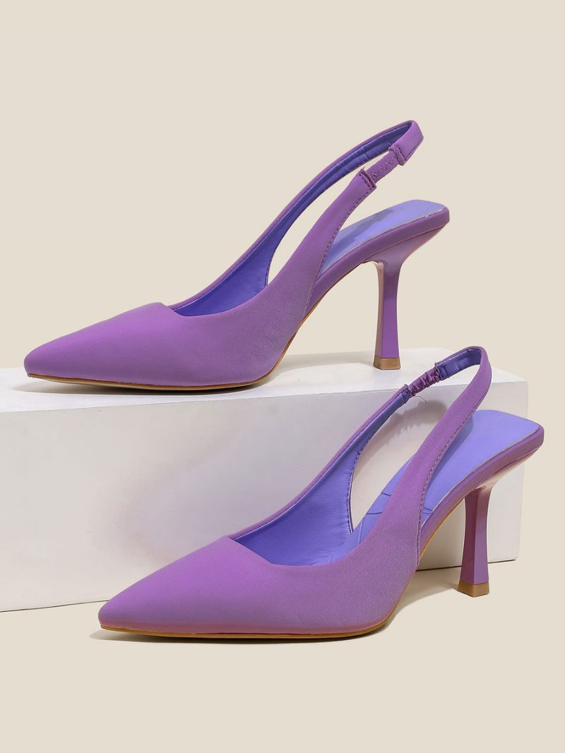 Femmes Talons Hauts Talon Aiguille Polyester Escarpins - Violet