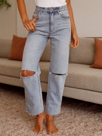 Jean Femme Chic Taille Rehaussée Coton