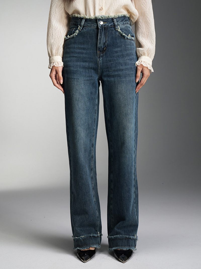 Jeans Pour Femme Moderne Bleu - Bleu Ciel Clair 