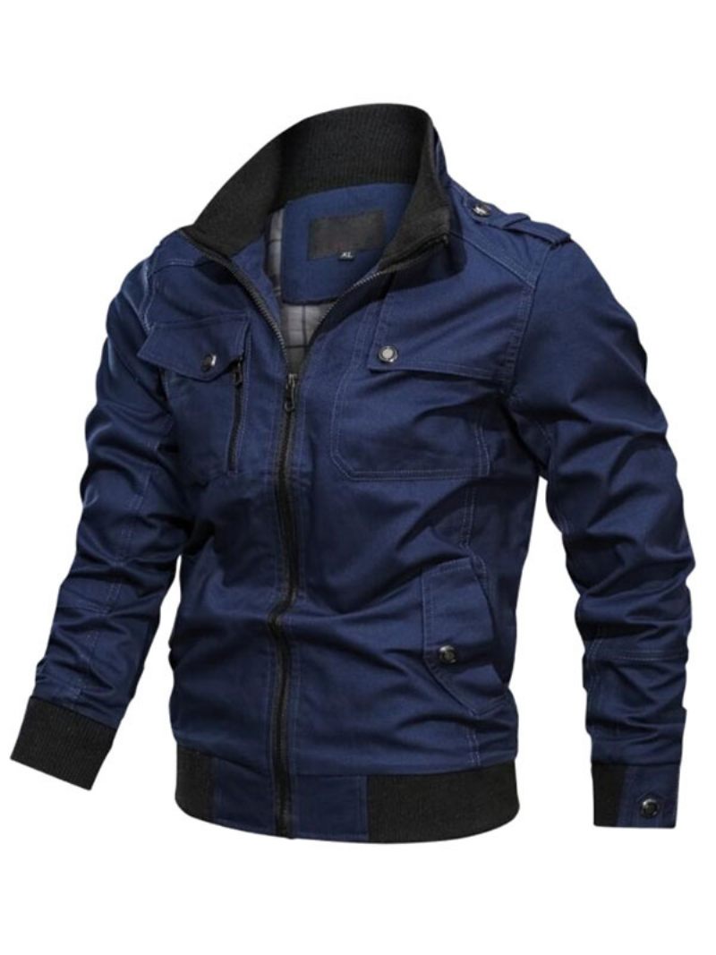 Veste Homme Fermeture Éclair Polyester Smart - Bleu