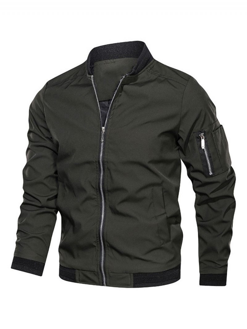 Vestes Et Manteaux Pour Hommes Veste Casual Dark Navy Amazing - Vert Chasseur