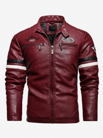 Vestes Et Manteaux Pour Hommes Veste Rayures Décontractées Rouge Cool