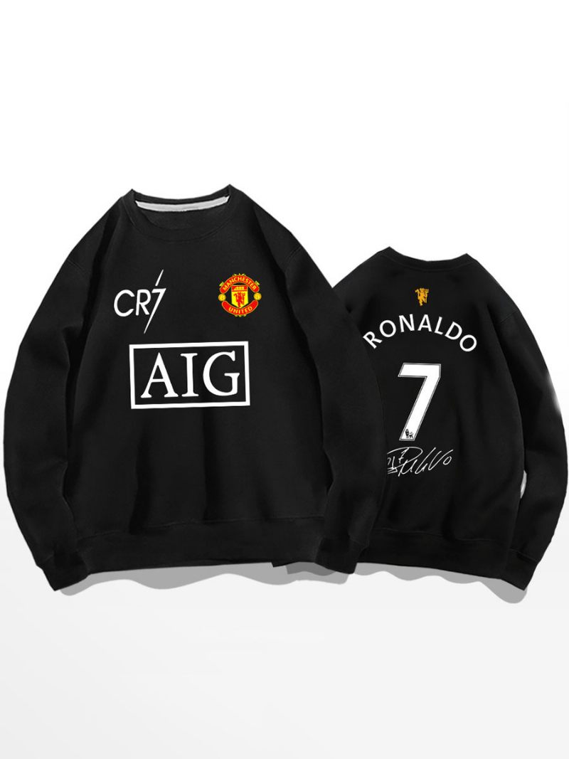 Cristiano Training Sweatshirt Ronaldo Numéro 7 Haut Homme