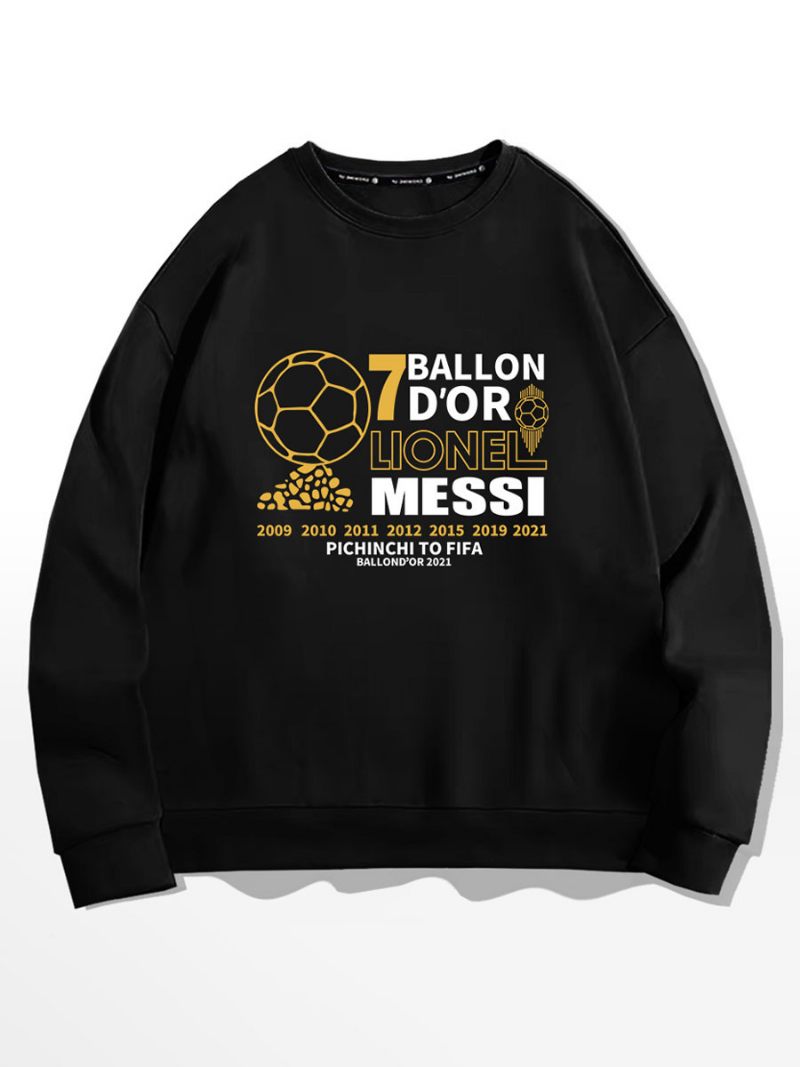 Messi Ballon D'or Sweat Haut Homme