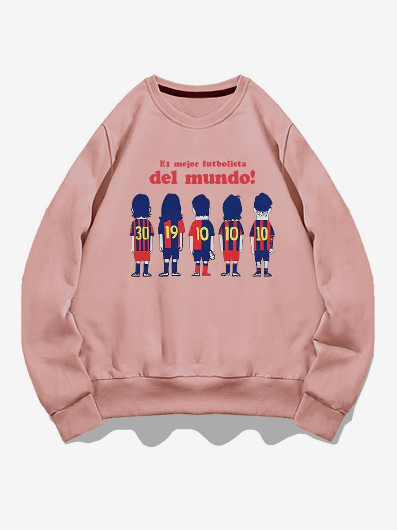 Messi Sweatshirt Haut Adulte Pour Hommes - Rose